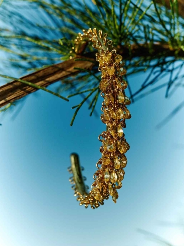 Gold Rain Pine Bracelet