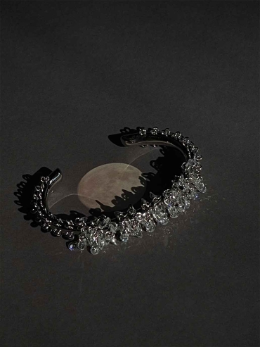 Silver Rain Pine Bracelet