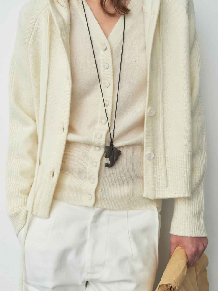 Lotus Leaf Pendant Necklace