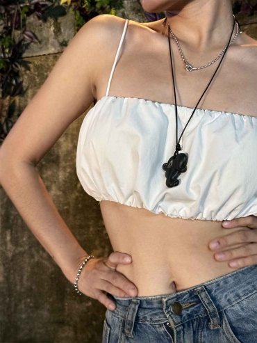 Lotus Leaf Pendant Necklace