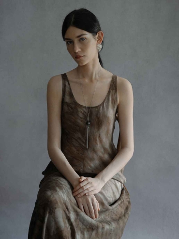 Silver Pearl Isle Necklace