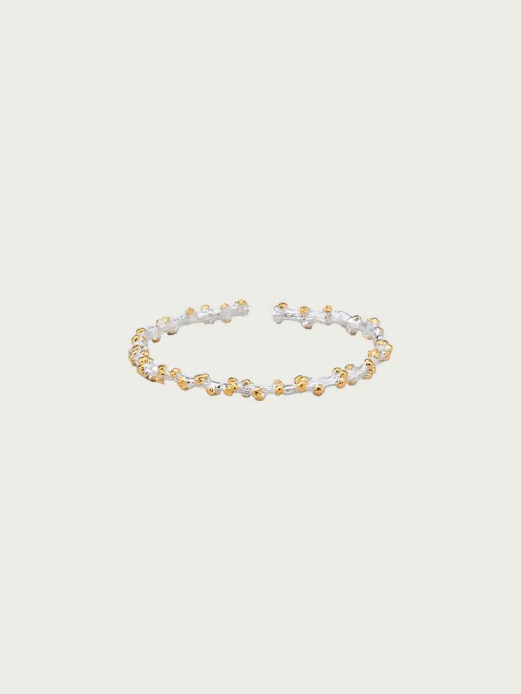 Nature's Blanc White Blooming Arbor Bracelet