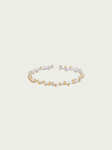 Nature's Blanc White Blooming Arbor Bracelet