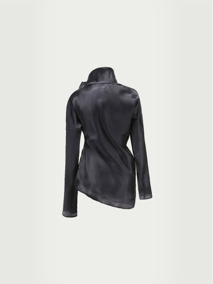Water drop collar shirt