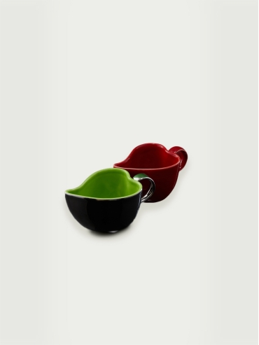Red peach cup