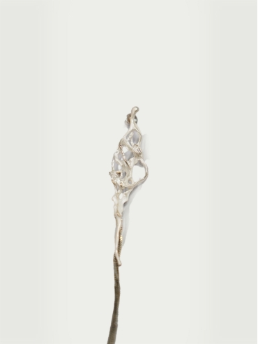 Silver Streaming Earring