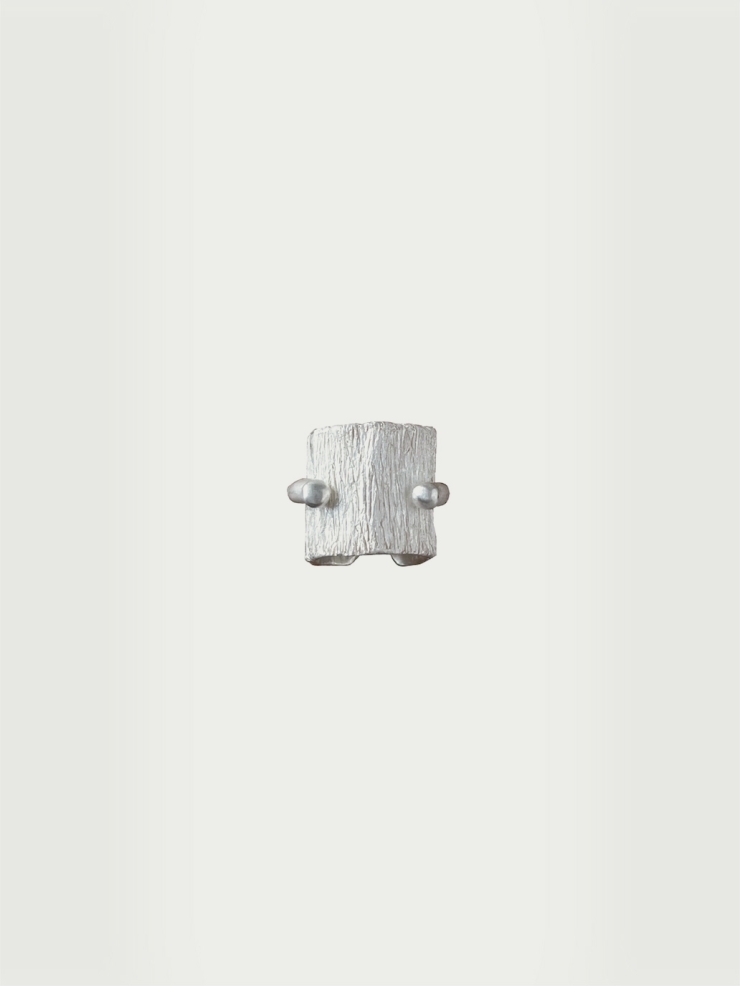 Tree bark ring set