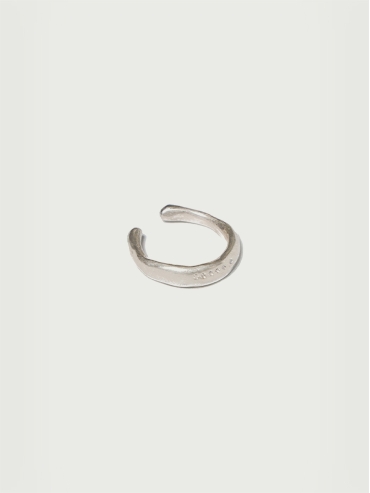 Round Not Round - Medium Citrine Silver Ring