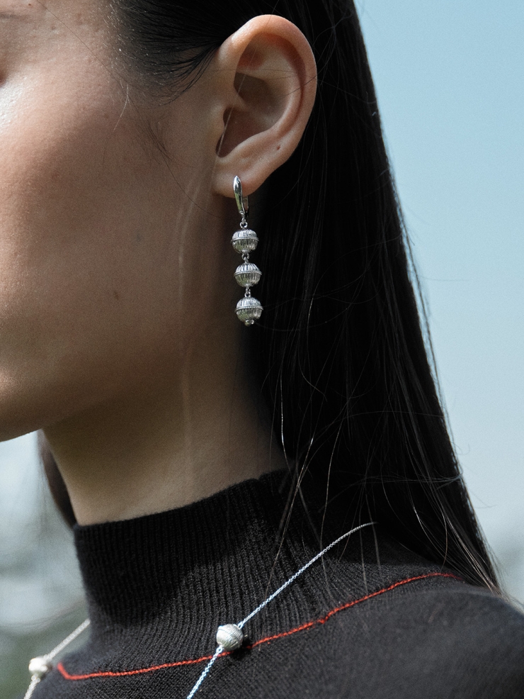 Night sky earrings