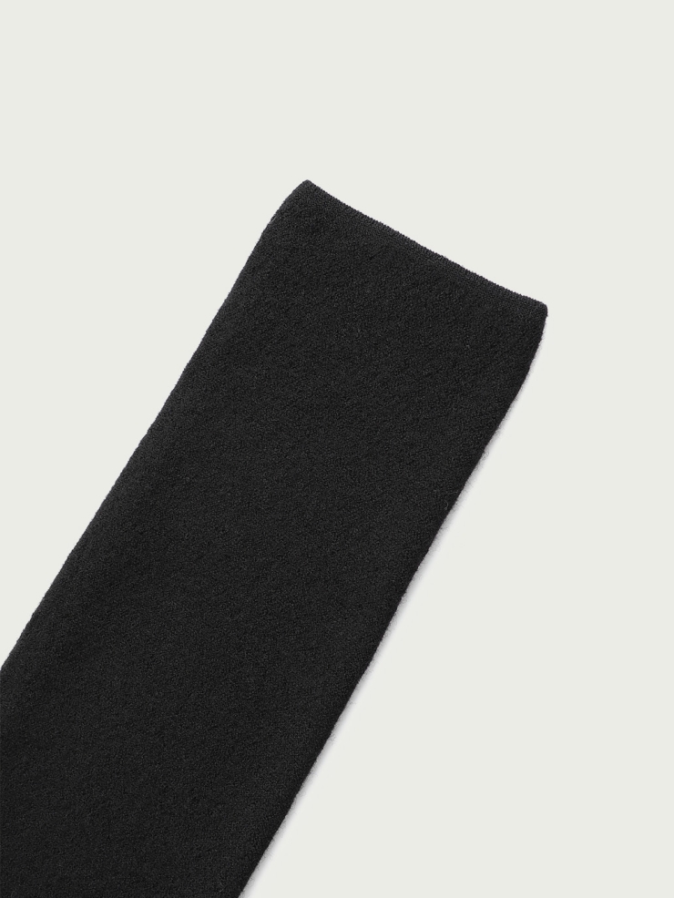 Black wool cardigan