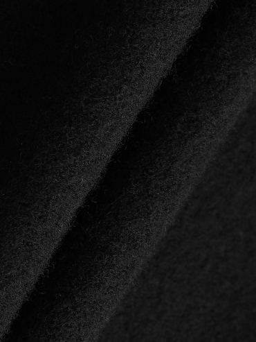 Black wool cardigan
