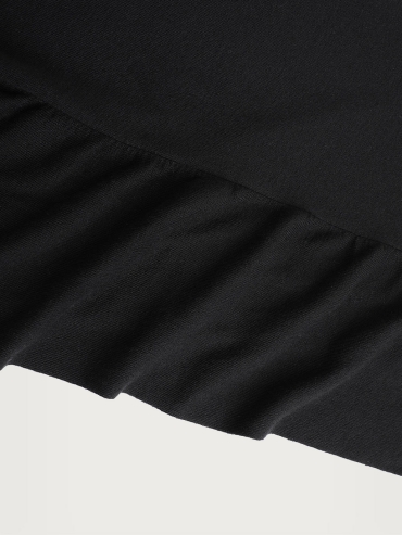 Black/white panel dress