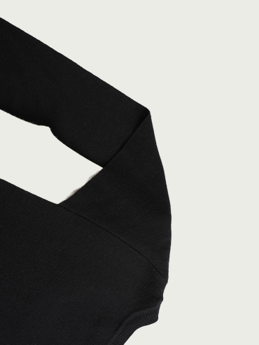 Black/white panel dress