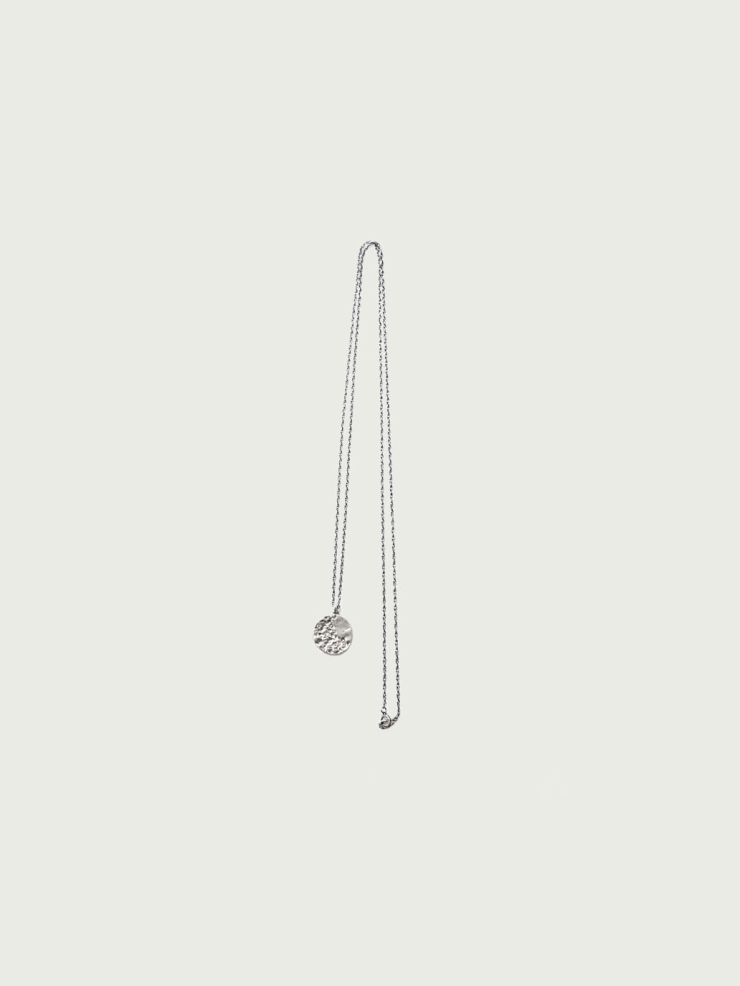 Silver merge necklace