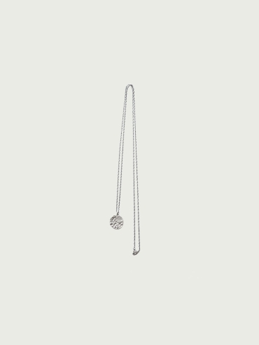 Silver merge necklace