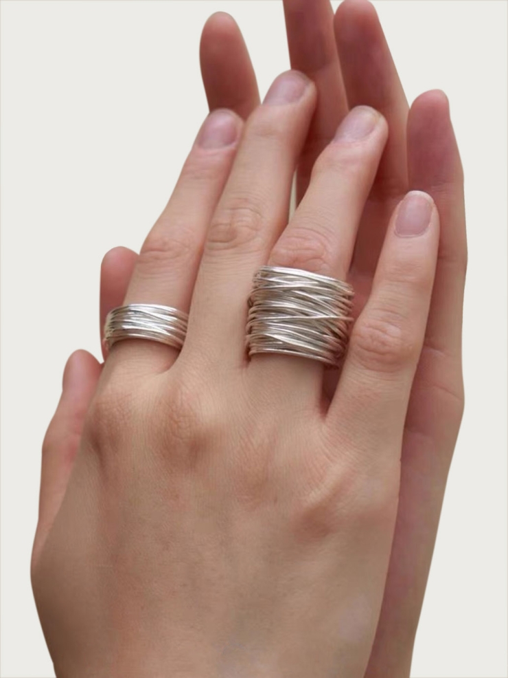 Wild jungle wide ring