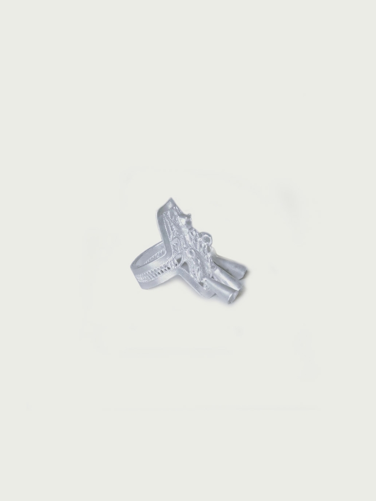 SUI-Knitting Lace Ring with Hangings