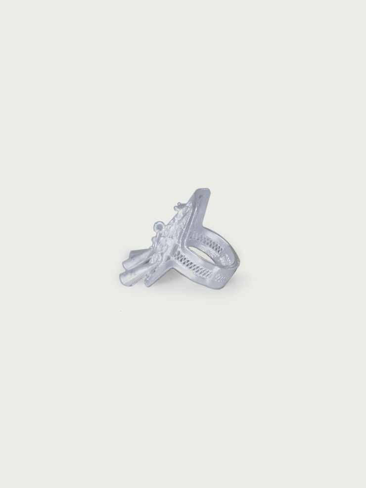 SUI-Knitting Lace Ring with Hangings