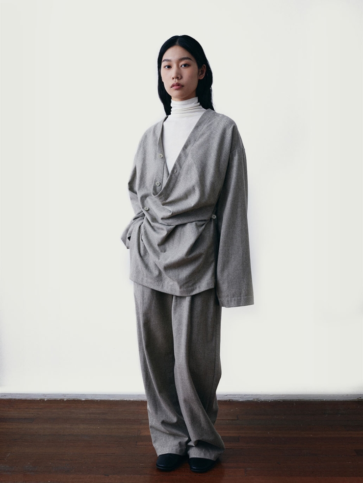 Wrap-around blouse