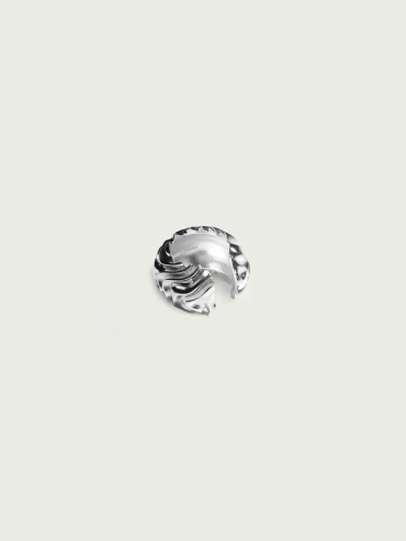 White and Silver Limbo Ear Cuff - Single