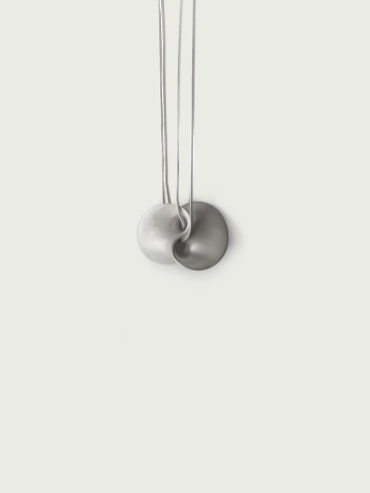 White wormhole necklace