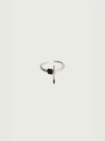 White cruciform ring