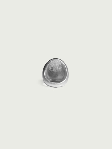 Silver mimesis ring