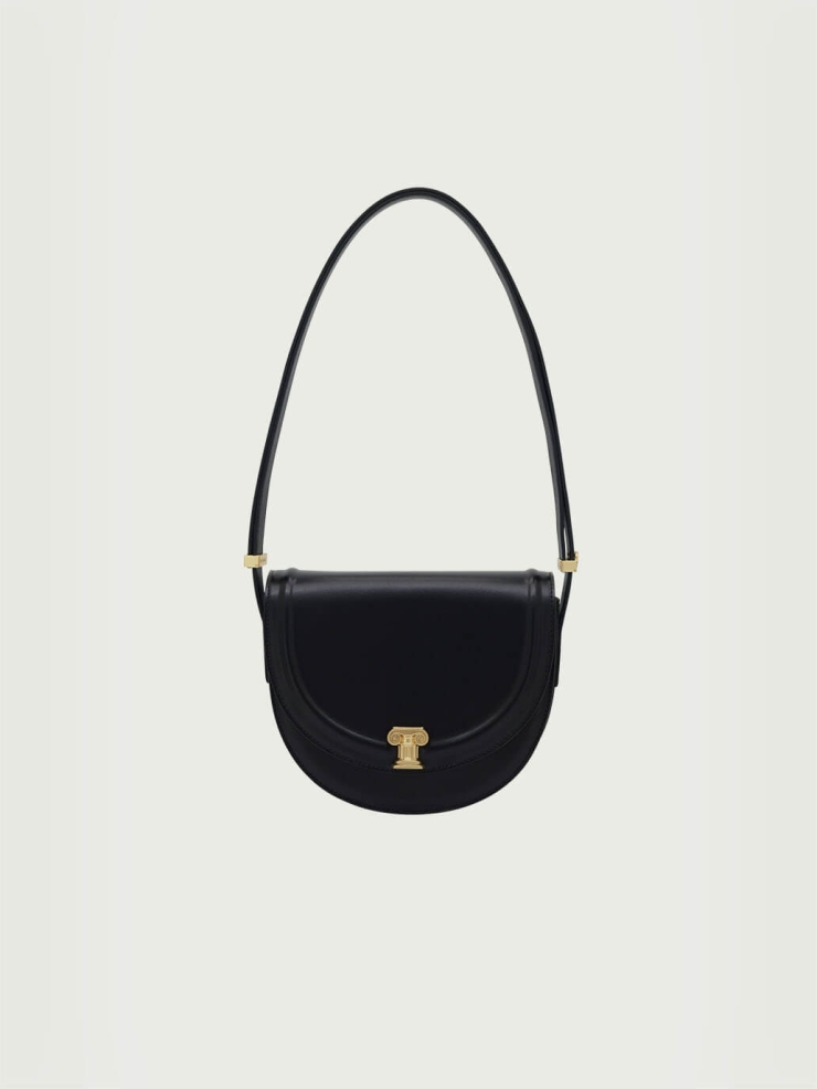 Shining Black Sunset Saddle Bag