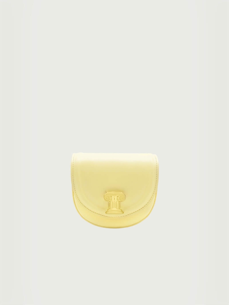 Vanilla Yellow Mini Sunset Saddle Bag