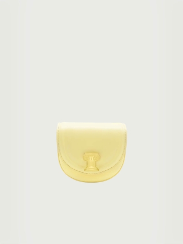 Vanilla Yellow Mini Sunset Saddle Bag