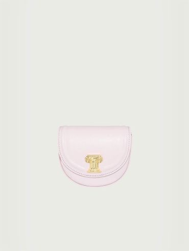 PaleDogwood Pink Mini Sunset Saddle Bag