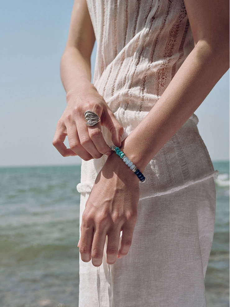 Silver Wave Ring
