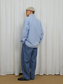 Blue Striped Pullover Shirt