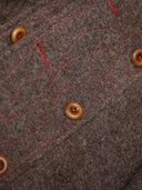 Brown Double-Breasted Coat
