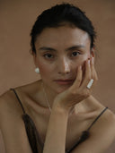Silver Silken Feather Ring