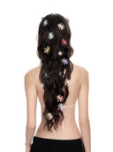 Blue Daisy Hair Clip