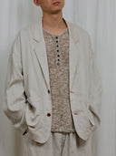 Coffee Relaxed Henley Top