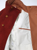 Red Double-Breasted Coat