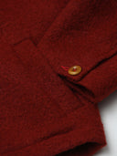 Red Double-Breasted Coat