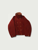 Red Double-Breasted Coat