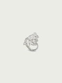 Silver Peacock Tail Ring