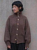 Brown Cheers Wool Cardigan
