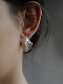Silver Sea Shell Earrings