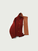 Red Double-Breasted Coat