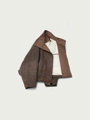 Brown Double-Breasted Coat