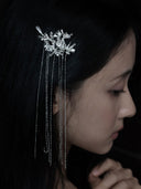 Frosted Blossom Hair Clip