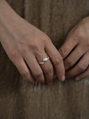 Silver Chestnut Ring