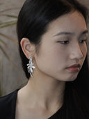 Cymbidium Orchid Stud Earring - single