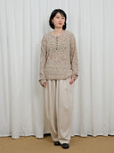 Coffee Relaxed Henley Top