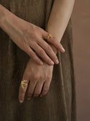 Gold Peacock Tail Ring